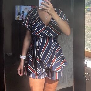Do + Be Striped Romper